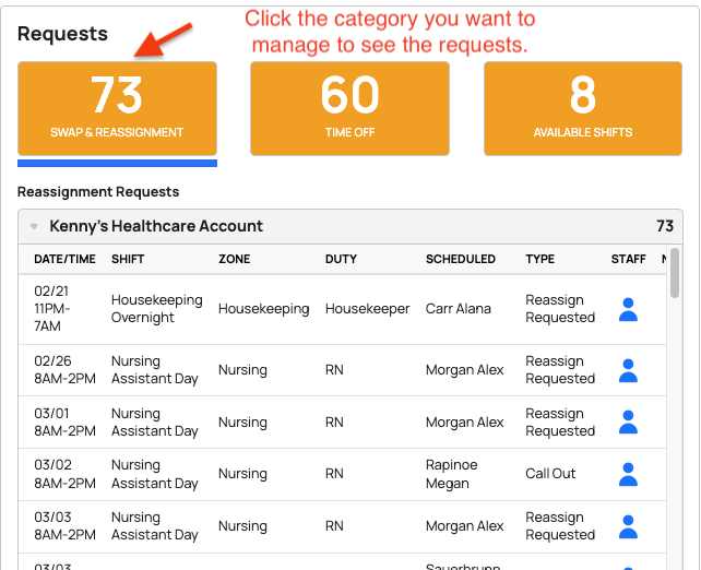 Category Selection